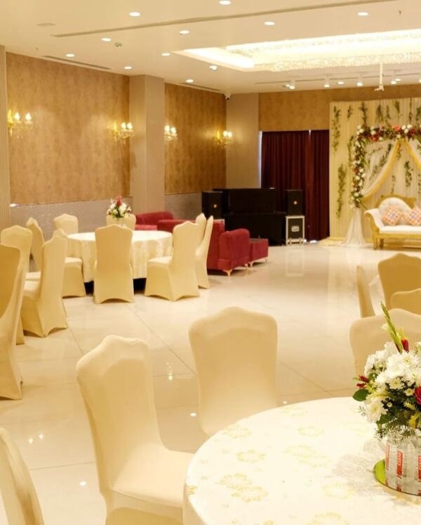 Decor of banquet hall